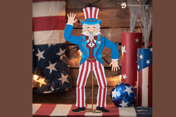 Bring Patriotic Flair to Your Celebrations with the Jointed Sam SVG