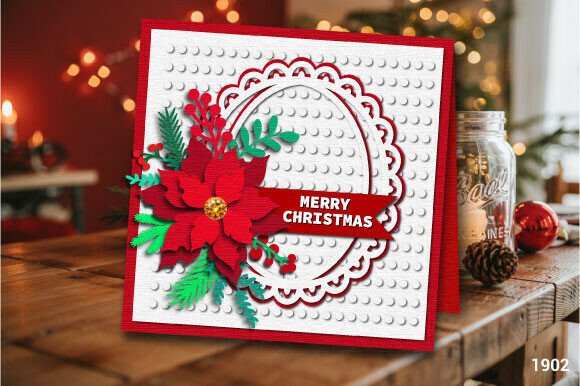 Christmas Multi Layer Gift Card SVG 1902 Guide