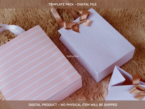 Elevating Brand Presentation with Professional Gift Bag Templates - Paper Bag Designs