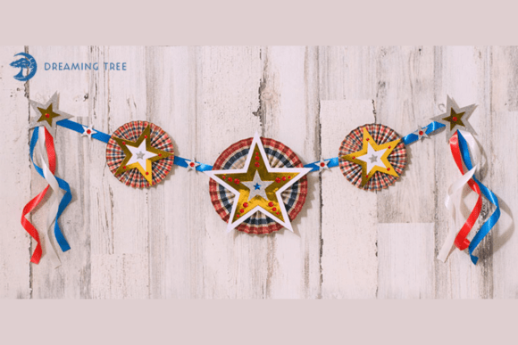 Elevating Patriotic Branding and Events with the Stars Stripes Banner SVG