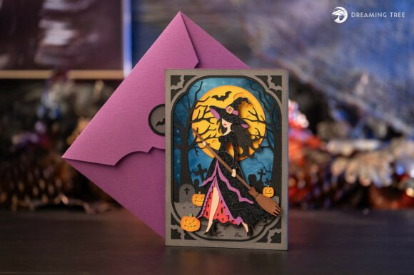 Mastering Layered Paper Craft: A Deep Dive into the Witching Hour Card SVG