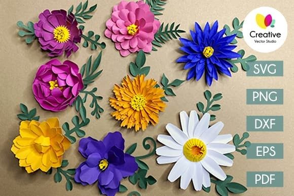 Unlock Creative Potential with a Versatile Paper Flower Bundle for Crafting and Decor