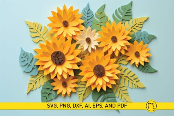 Unlocking Creativity with the Sunflower Paper Flower Template SVG Bundle